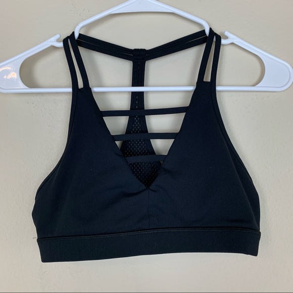 ZYIA Other - Zyia Active Black Grid Sports Bra Size Medium